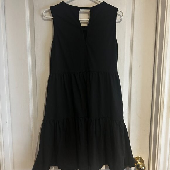 Cloth by RD Black Tiered Sleeveless Dress (XS) - Picture 3 of 3